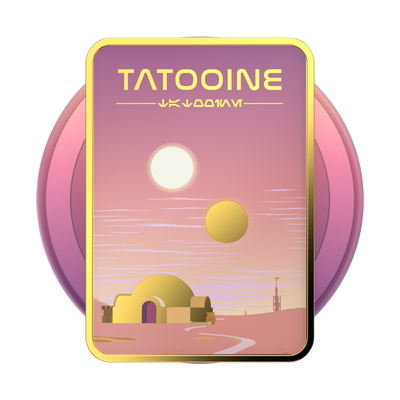 Secondary image for hover Enamel Welcome To Tatooine — PopGrip for MagSafe